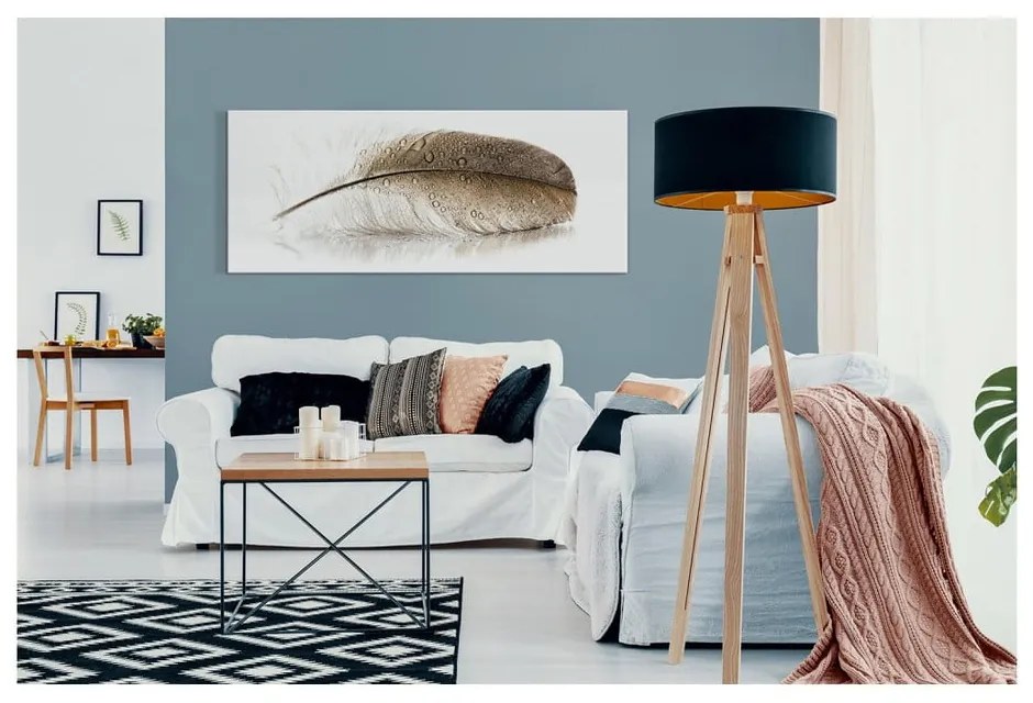 Obraz Styler Glasspik Wings, 50 × 125 cm