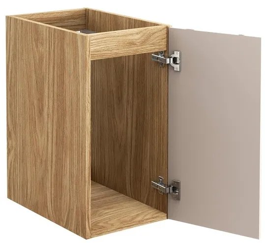 Závesná skrinka pod umývadlo Luxor Beige s doskou 70 cm béžová/dub olejovaný