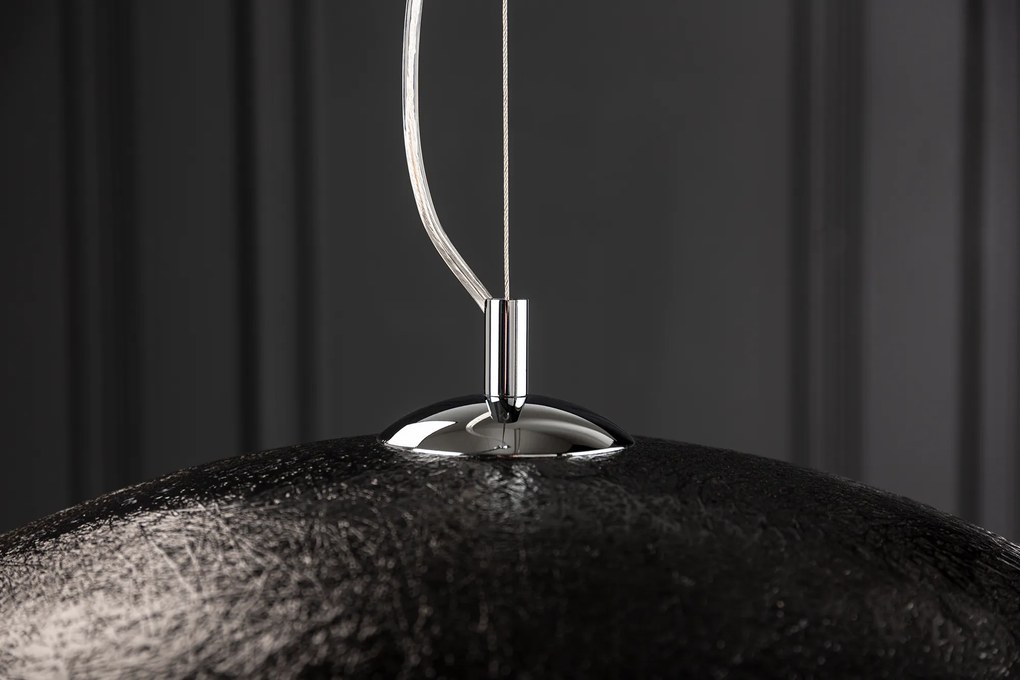 Závesné svetlo Žiarivé čierne zlato 70cm