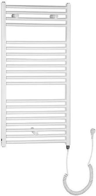 Aqualine Aqualine, DIRECT-E elektrické vykurovacie teleso, rovné, 450x960 mm, 300W, biela, ILE94T