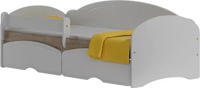 MAXMAX Detská posteľ so zásuvkami ORION 200x90 cm