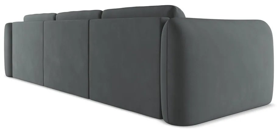 Tmavosivá rohová pohovka (pravý roh) Hoku – Makamii