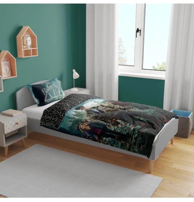 Obliečky Harry Potter a Dary smrti 140x200 + 70x90 cm FARO