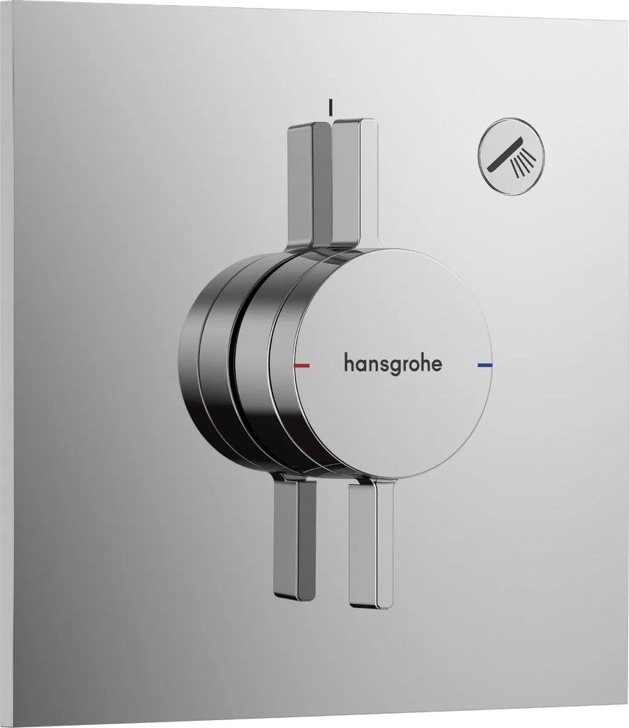 Hansgrohe DuoTurn E, batéria pod omietku pre 1 spotrebič, chrómová, HAN-75617000