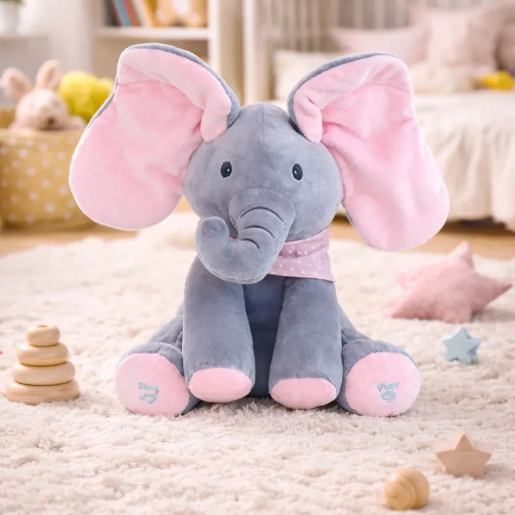 Zaparkorun Interaktívny spievajúci sloník - ružový