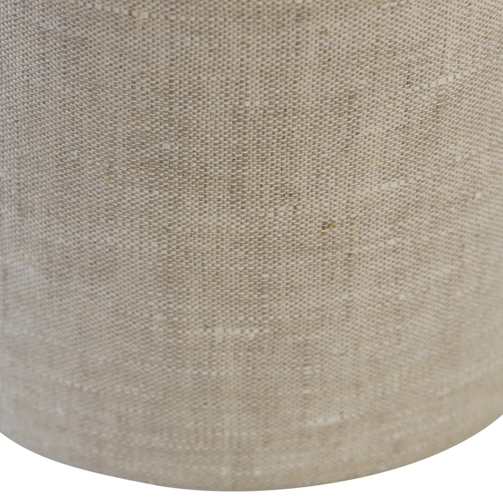 Tienidlo na lampu z látky svetlosivá 18/18/14