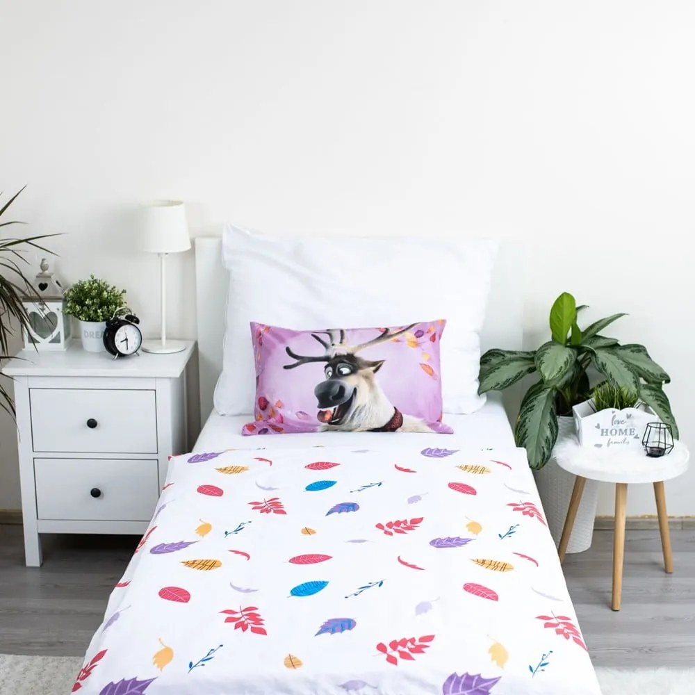 Bavlnené detské obliečky do postieľky 100x135 cm Frozen "Wind" – Jerry Fabrics