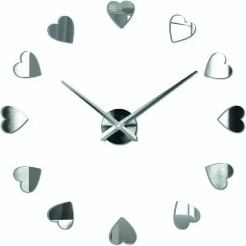 SENTOP | Veľké nástenné hodiny s motívom srdca I SENTOP 12S051 Wall clock HEU- analógové