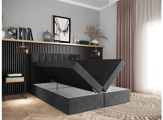 Kontinentálna posteľ Ansgan II, Dostupné poťahy: Manila 35, Rozmer postele: 180x200