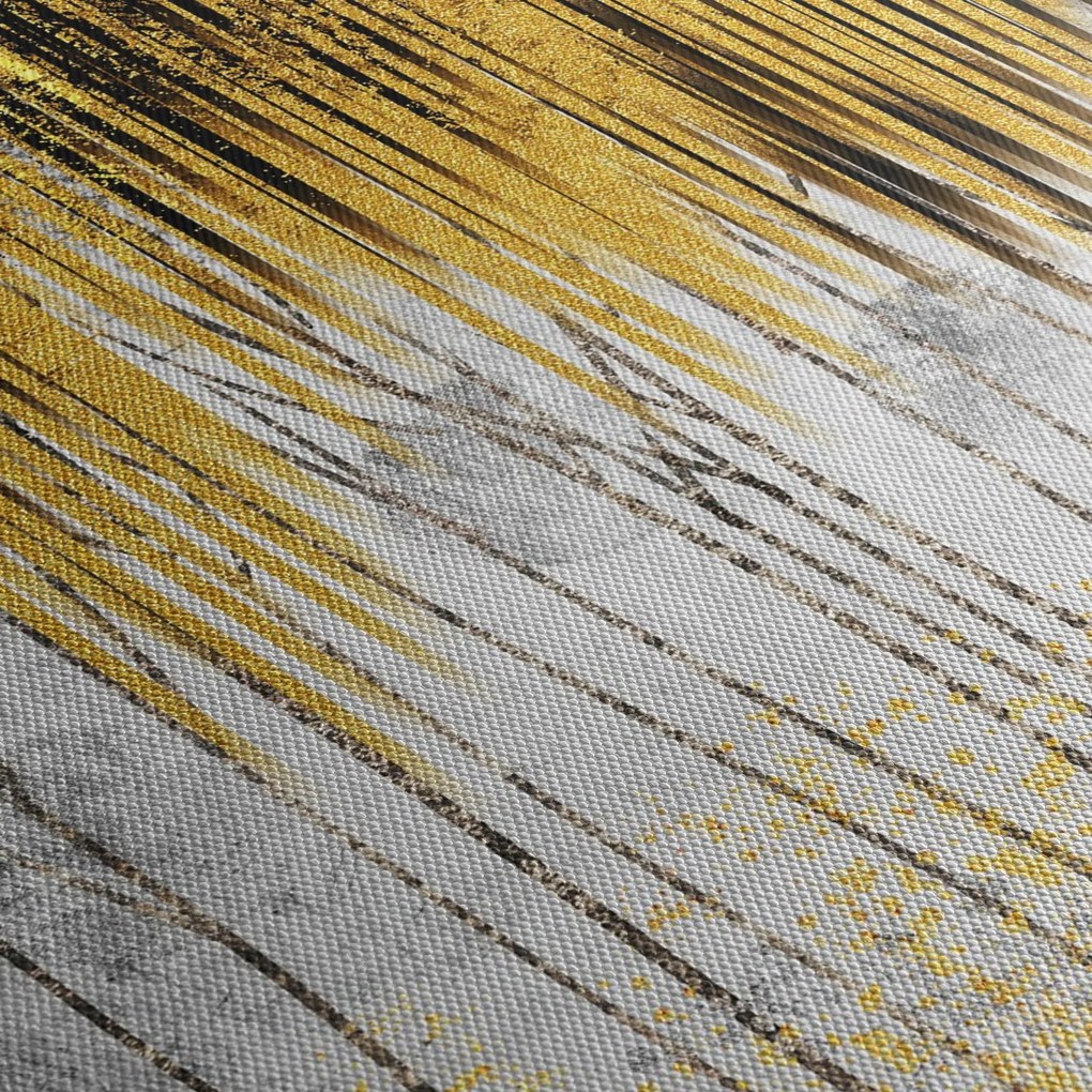 Obraz - Zlaté čiary (150x105 cm)