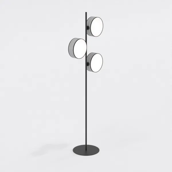 Stojacia lampa DRUMZ 3xE14/10W/230V sivá