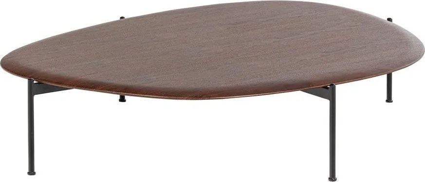 Konferenčný stolík v tmavo prírodnej farbe 97x121 cm Kota – WOOOD