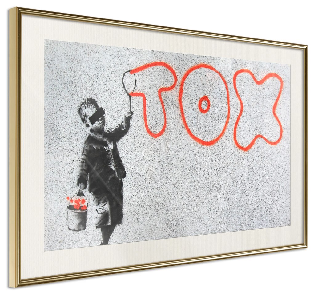 Artgeist Plagát - Toxic [Poster] Veľkosť: 30x20, Verzia: Čierny rám s passe-partout