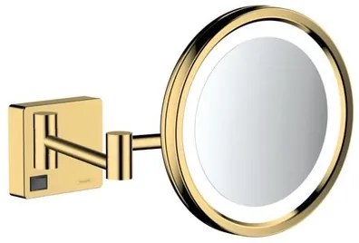 Hansgrohe AddStoris kozmetické zrkadielko sklopné vo farebnom prevedení lešteného zlata 41790990