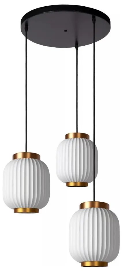 Lucide 13435/03/31 - Luster na lanku GOSSE 3xE27/40W/230V porcelán