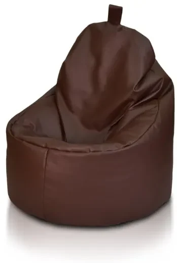 Sedací vak Yoko ekokoža / polyester TiaHome - krémová