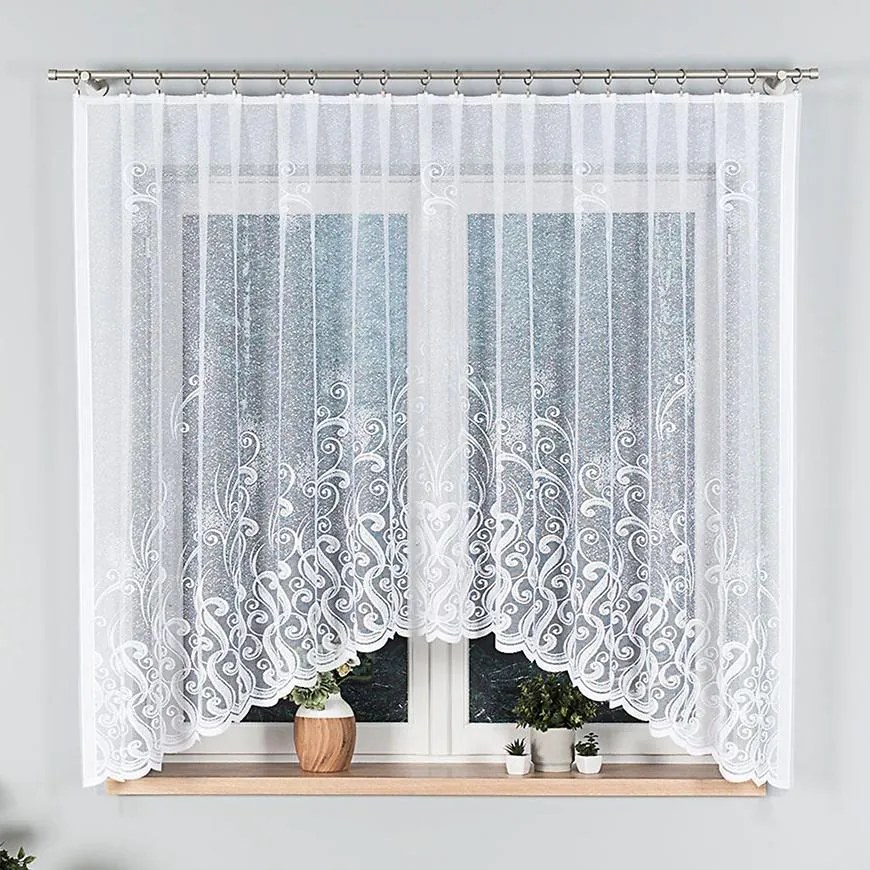 Žakárová záclona Wanda 007234 300x160 cm