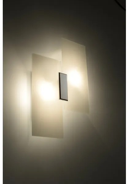 Sollux SL.0197 - Nástenné svietidlo FABIANO 2xE27/15W/230V biela/chróm