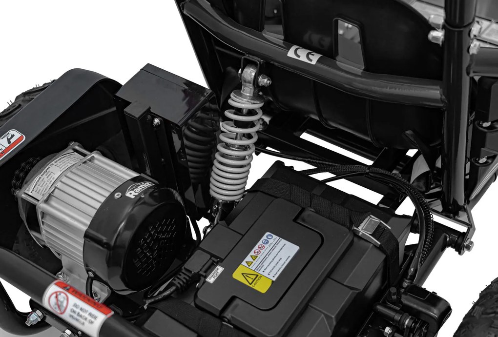 Ramiz Elektrická motokára MAIGHTY Čierna