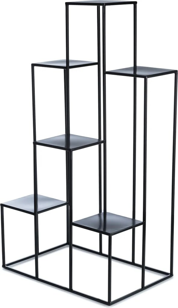 STOJAN NA KVETINÁČ KASKADA 110X60X40 CM ČIERNA