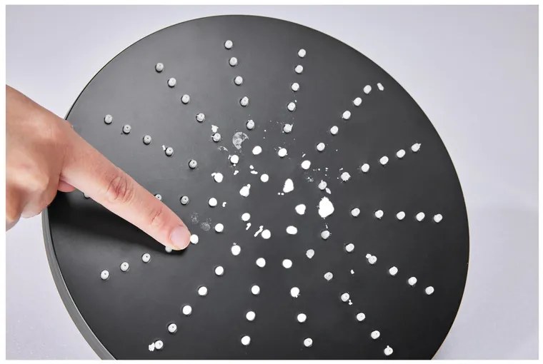 Livarno home Súprava hlavovej sprchy (čierna)  (100378989)