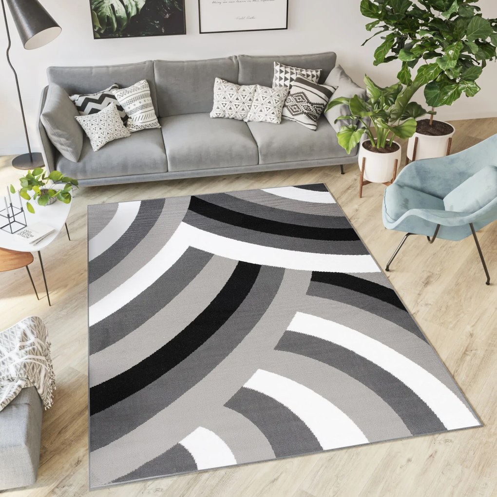 Koberec T964A GRAY CHEAP PP CRM Veľkosť: 220x300cm