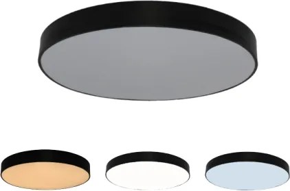 LED stropné svietidlo LED/135W/230V 3000/4000/6500K priemer 80 cm čierne