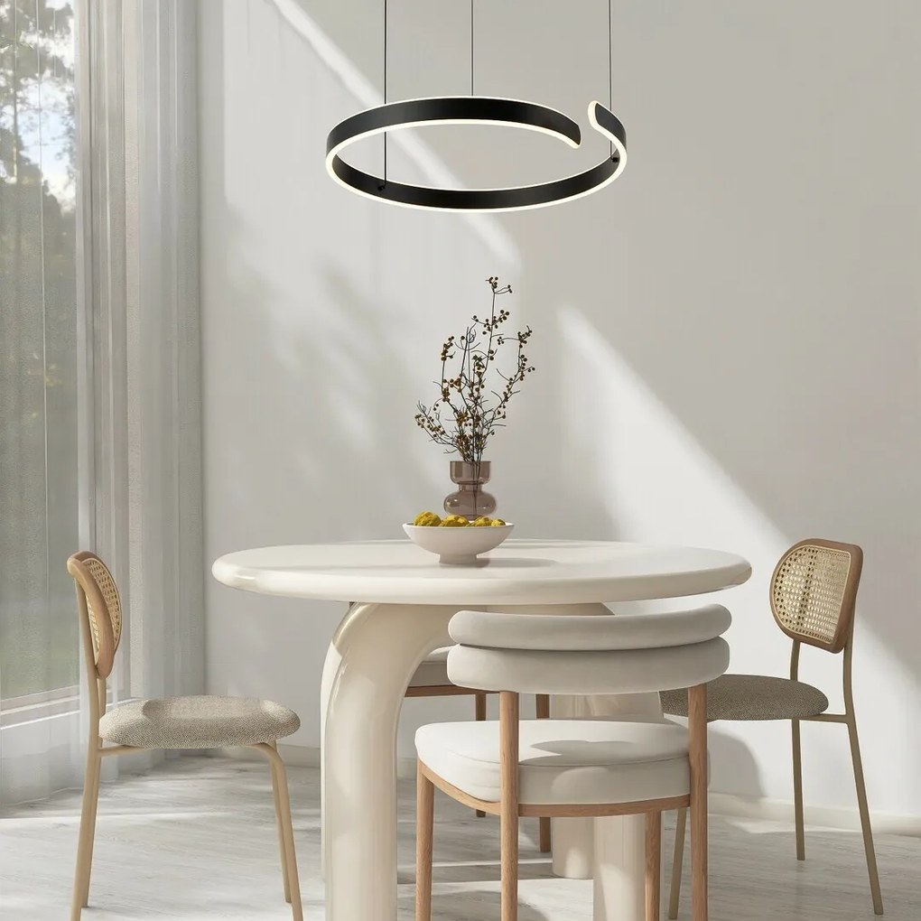 Rabalux 72114 závesný luster LED Silnora 35W, čierna