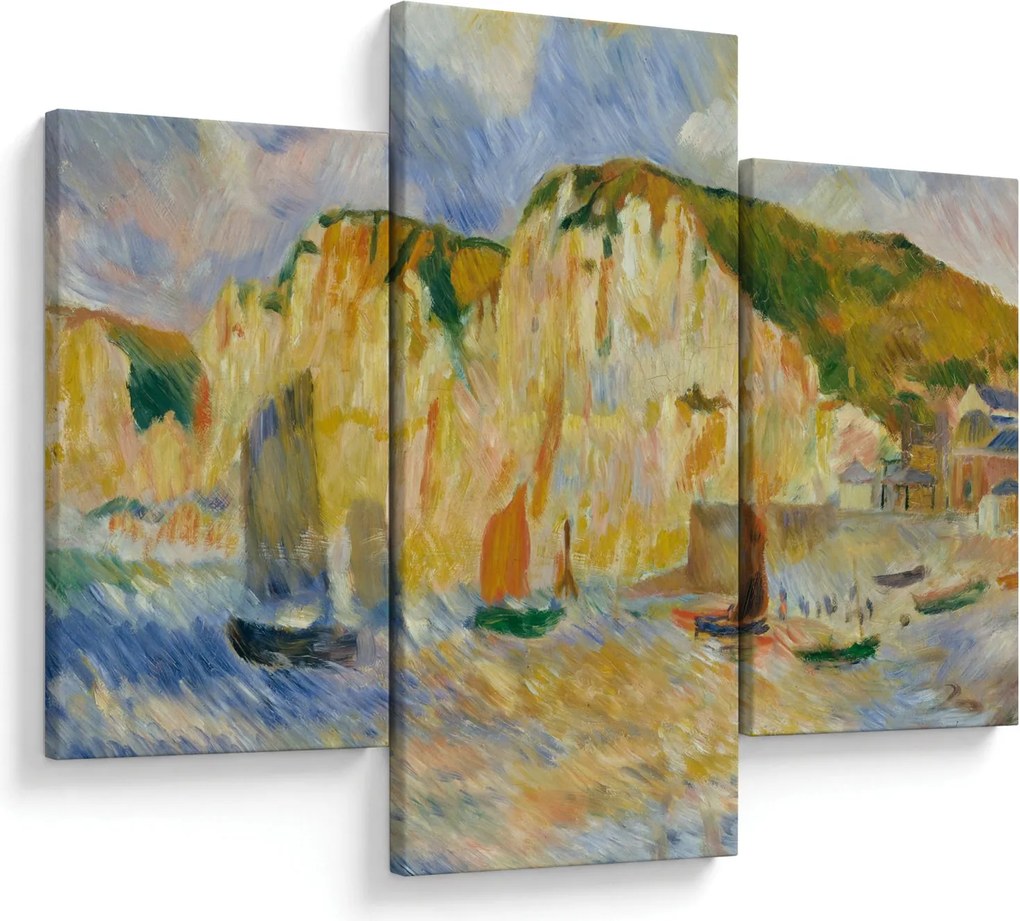 Obraz - Auguste Renoir, Sea and Cliffs, reprodukcia (90x60 cm)
