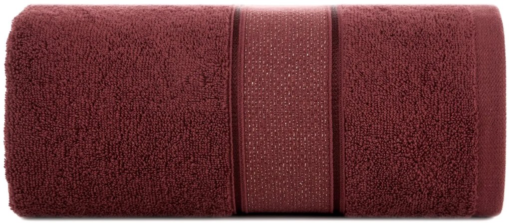 BAVLNENÝ UTERÁK LIANA 30X50 CM BORDOVÁ