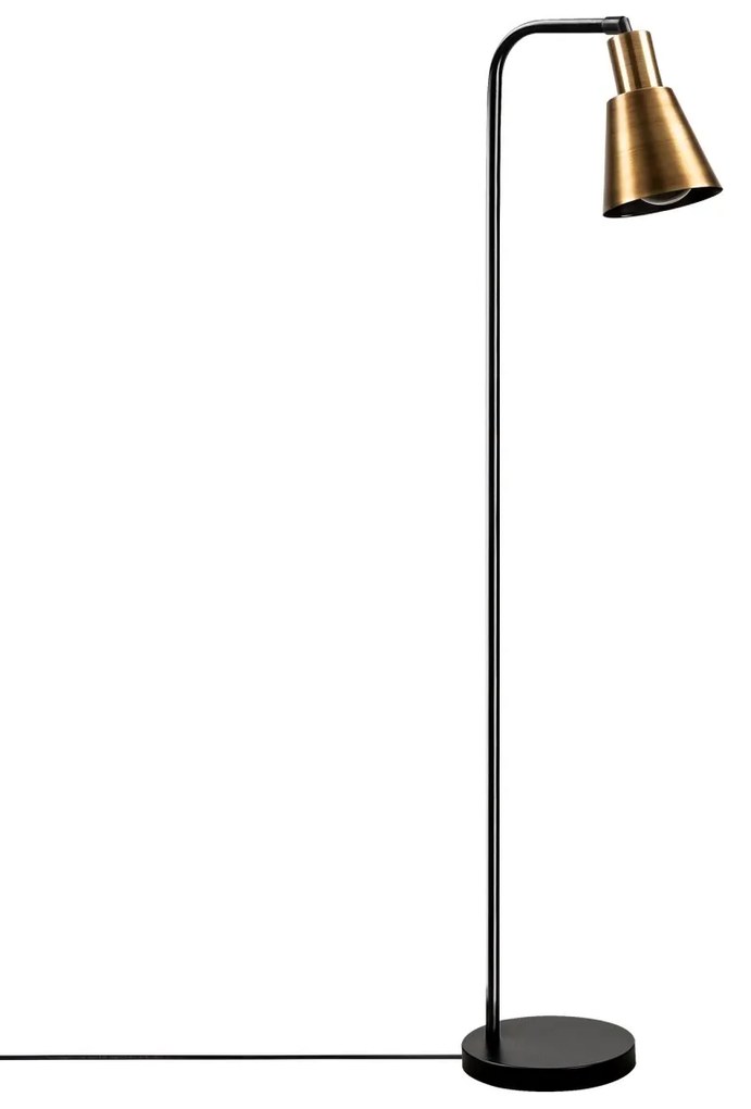 Stojacia lampa Emek II 120 cm čierna/zlatá