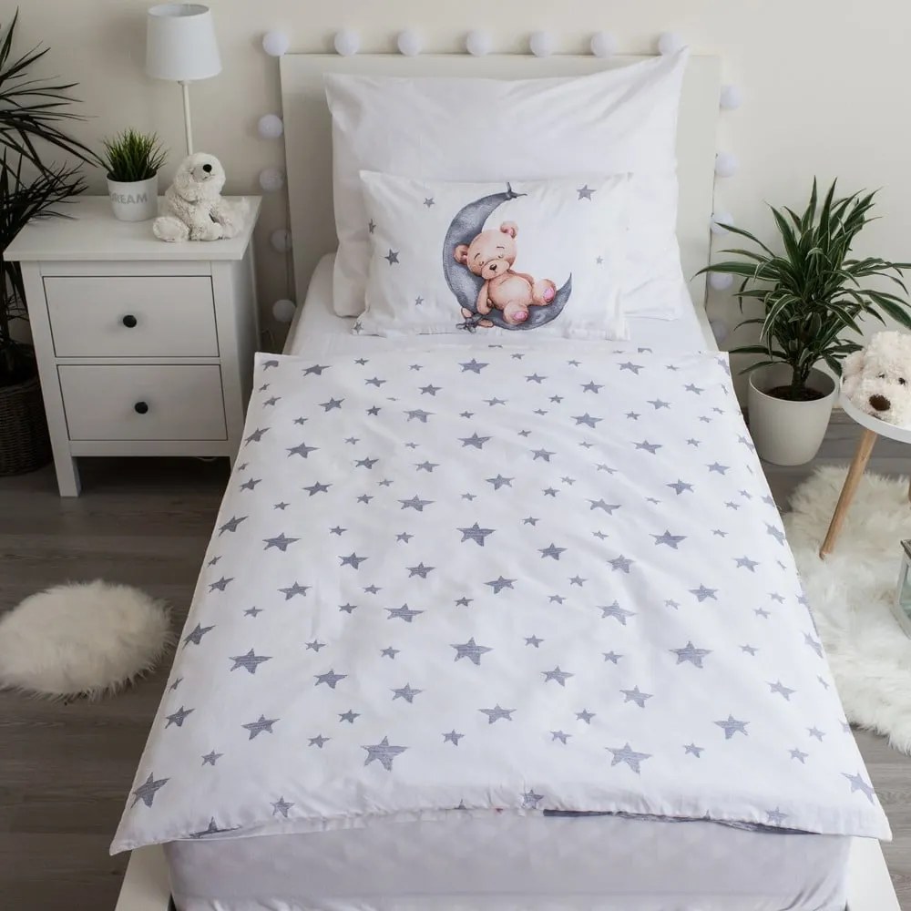 Bavlnené detské obliečky do postieľky 100x135 cm Teddy Bear – Jerry Fabrics