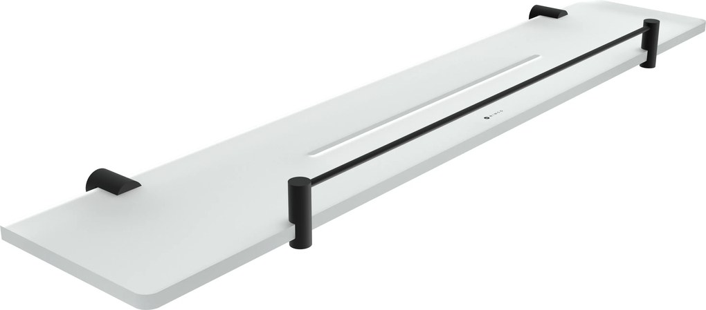 Nimco Polica IXI s ohrádkou, 60 cm BORMO čierna - BRC X460-X-90