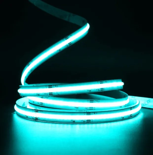 ecoPLANET Homogénny Neon COB LED pásik 12V 50m MODRÁ