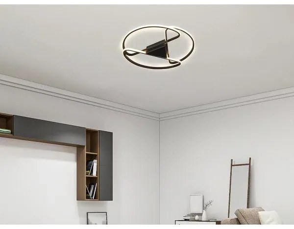 LED Stmievateľné stropné svietidlo LED/75W/230V 3000-6500K čierna + DO