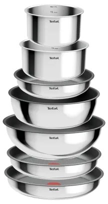 Tefal - Súprava riadu 15 ks INGENIO COOK nerezová oceľ