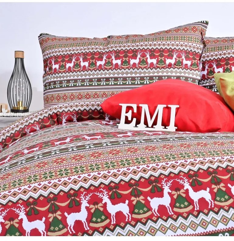 Vianočné obliečky bavlnené Christmas EMI