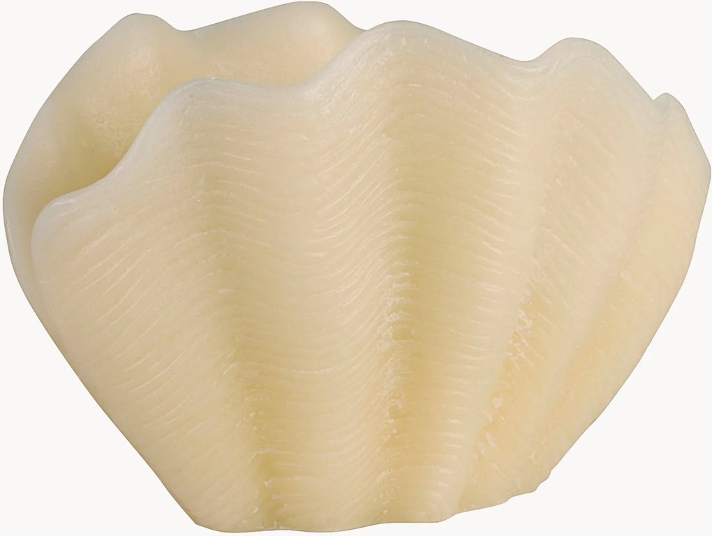 Ručne vyrobená sviečka v tvare mušle Shell