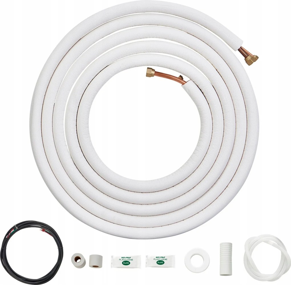 Sada na klimatizáciu Medený kábel 6,4 x 12,7 x 7620 mm