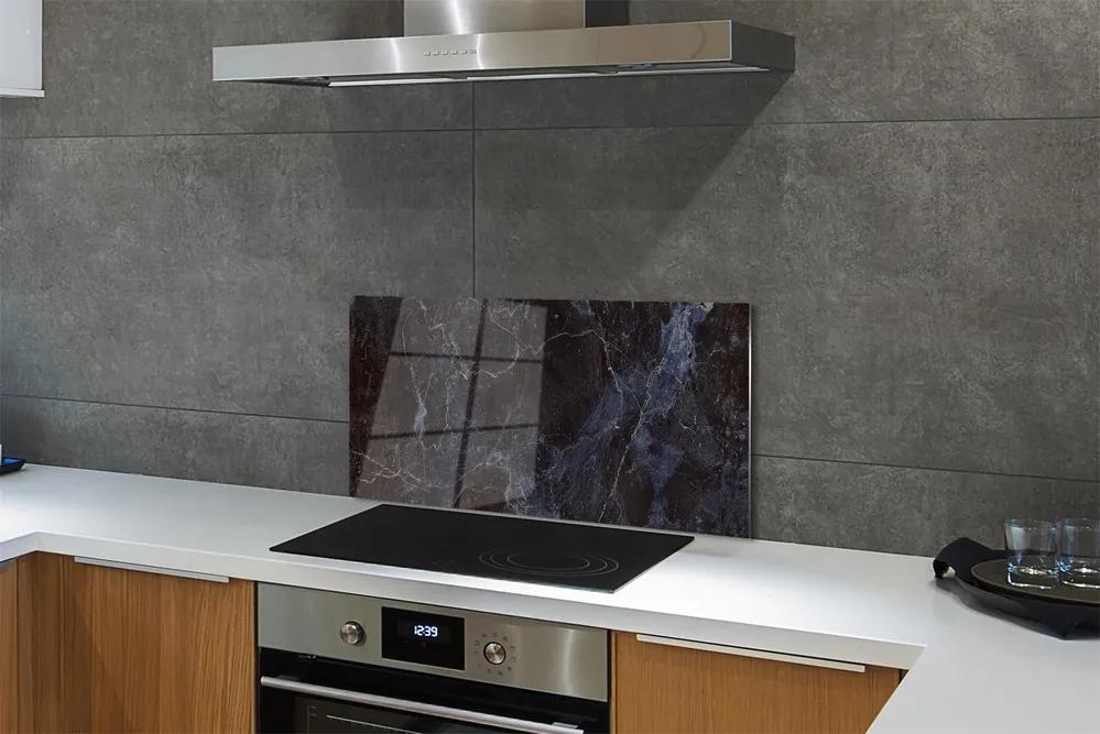 Sklenený obklad do kuchyne Marble kamenný múr 140x70 cm
