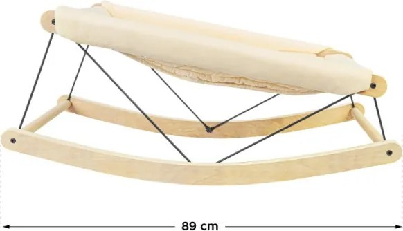 Detské hojdacie kreslo Moon 45 béžové