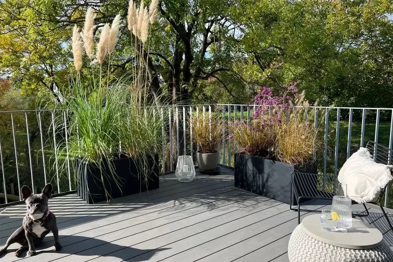 Hrantík MAXI, sklolaminát, šírka 80 cm, antracit