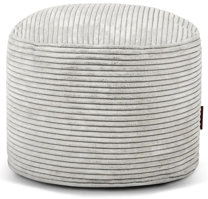 Krémový menčestrový sedací vak Mini – SLOWDOWN