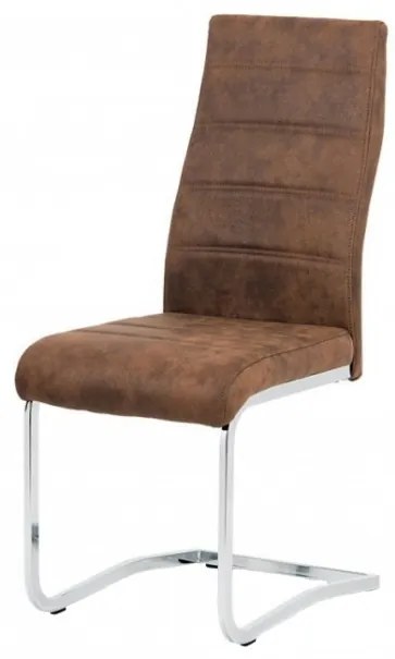 Sconto Jedálenská stolička CAROL hnedá