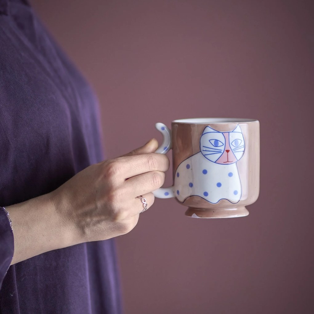 Bloomingville Hrnček Missy Brown 325 ml