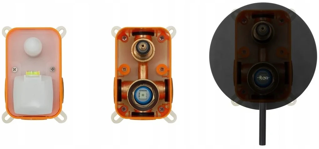 Rea Lungo, podomietková vaňová súprava + box P6300 - komplet sada, zlatá, REA-P4563