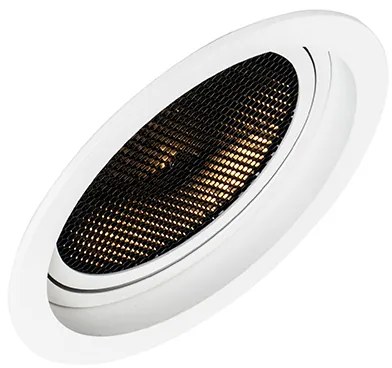 Sada 6 moderných zapustených bodových svetiel biela nastaviteľná - Coop 111 Honey