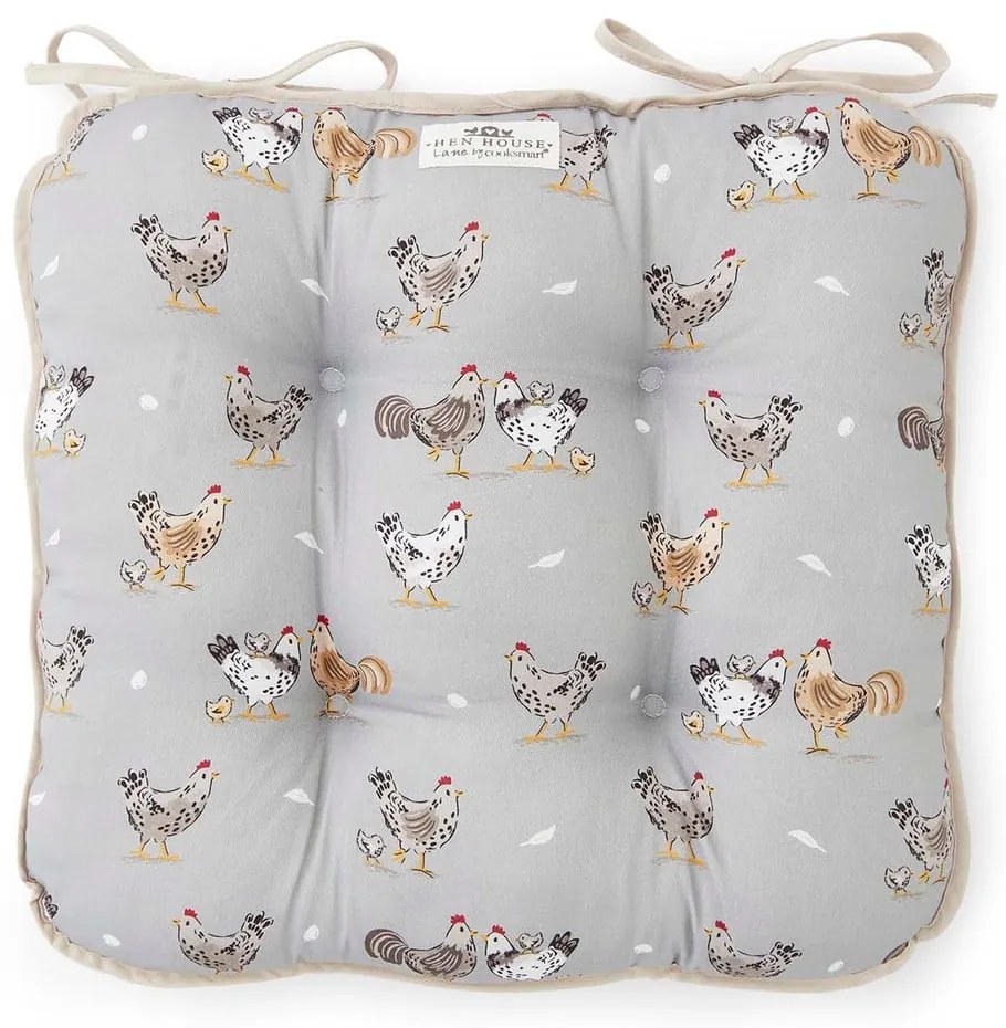 Bavlnený sedák 36x34 cm Hen House – Cooksmart ®