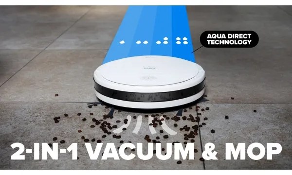 Niceboy ION Charles i6 - Inteligentný robotický vysávač 2v1 2600 mAh Wi-Fi biela