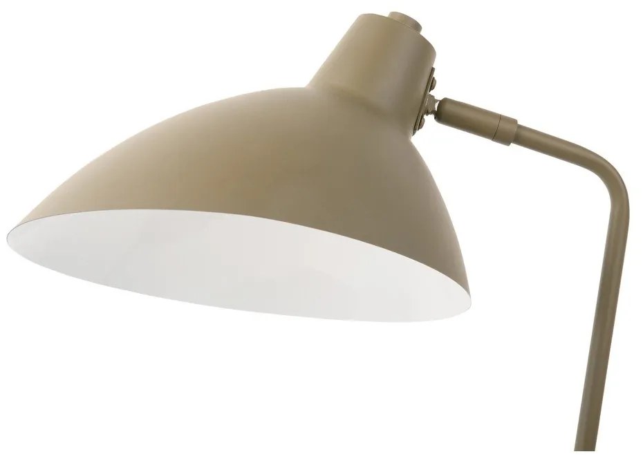 Zelená stolová lampa s kovovým tienidlom (výška 49 cm) Casque – Leitmotiv